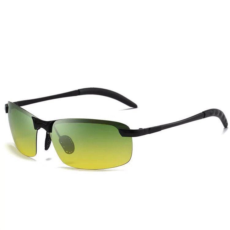 Hochwertige selbsttönende polarisierte Brille für Herren und Damen – flexibles Design, Metallrahmen, für Tag und Nacht 2