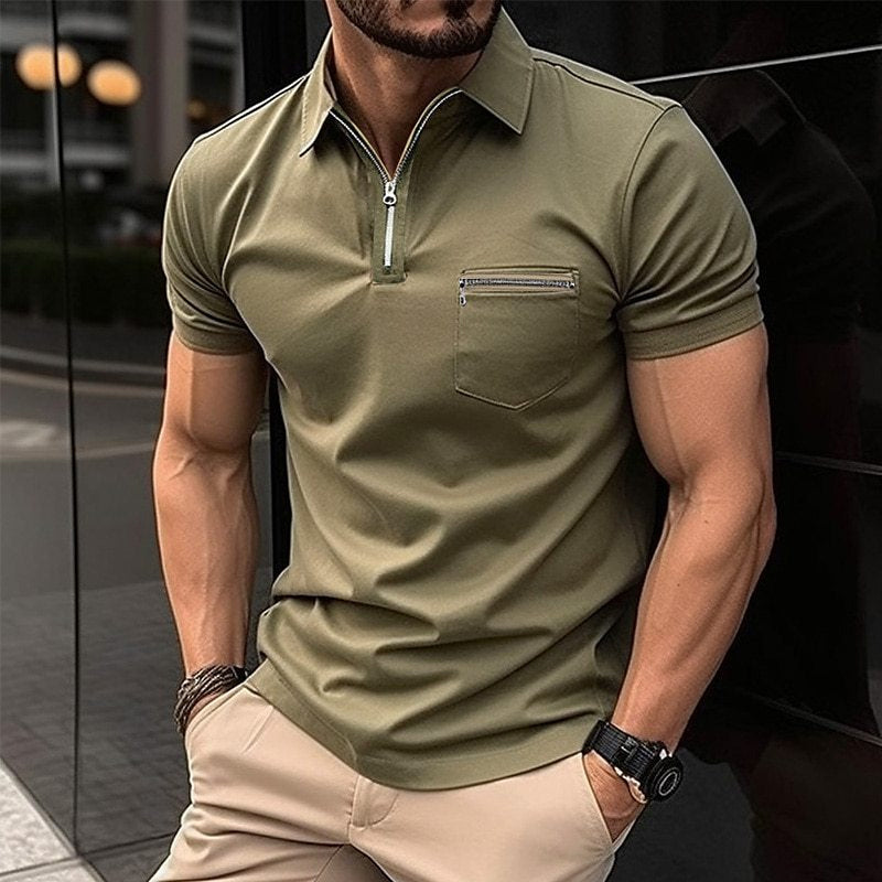 Hochwertiges Herren Poloshirt – klassischer Schnitt, Baumwolle, für jeden Anlass 1