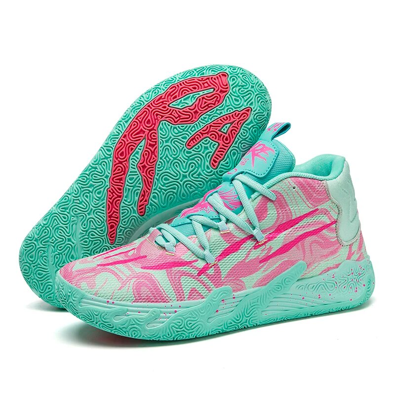 Men's Basketball Shoes, Breathable Fabric, Anti-Slip Sole, Optimal Grip for Indoor and Outdoor Performance-3