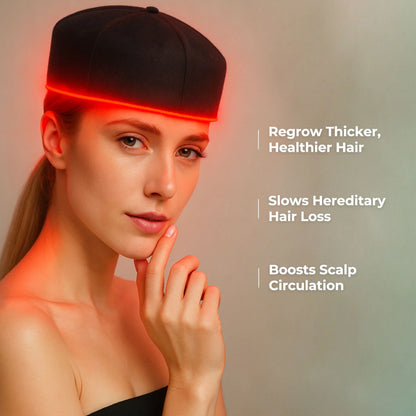 Red Light Therapy Cap Hair Growth Helmet Pain Free At Household