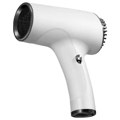 Cordless Hair Dryer USB Chargeable Travel Hair Dryer 30000 RPM Fast Drying Travel-Friendly Battery Display