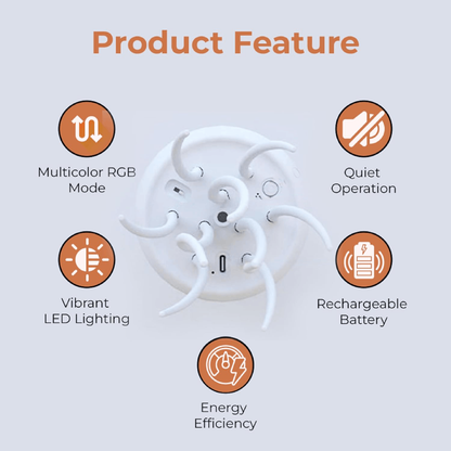 Color-Changing RGB Voice-Activated Night Light – LED Jellyfish Lamp