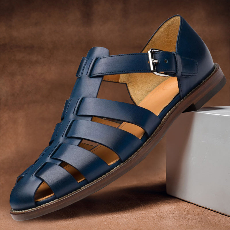 Variant image for Premium Leather Sandals for Men, Comfortable and Stylish Casual Footwear for Warm Weather-43