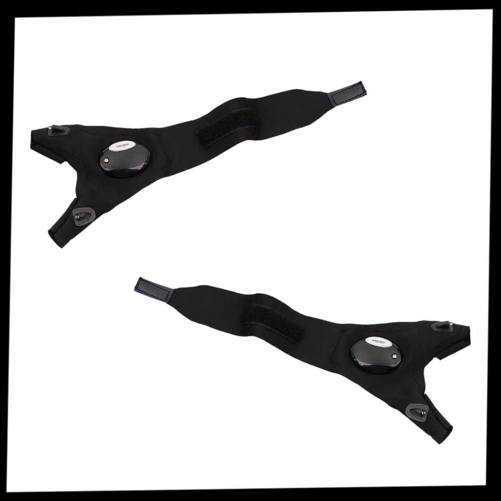 LED Gloves With Water-Resistant Lights - Battery Powered, Cozy for Camping and Repairs
