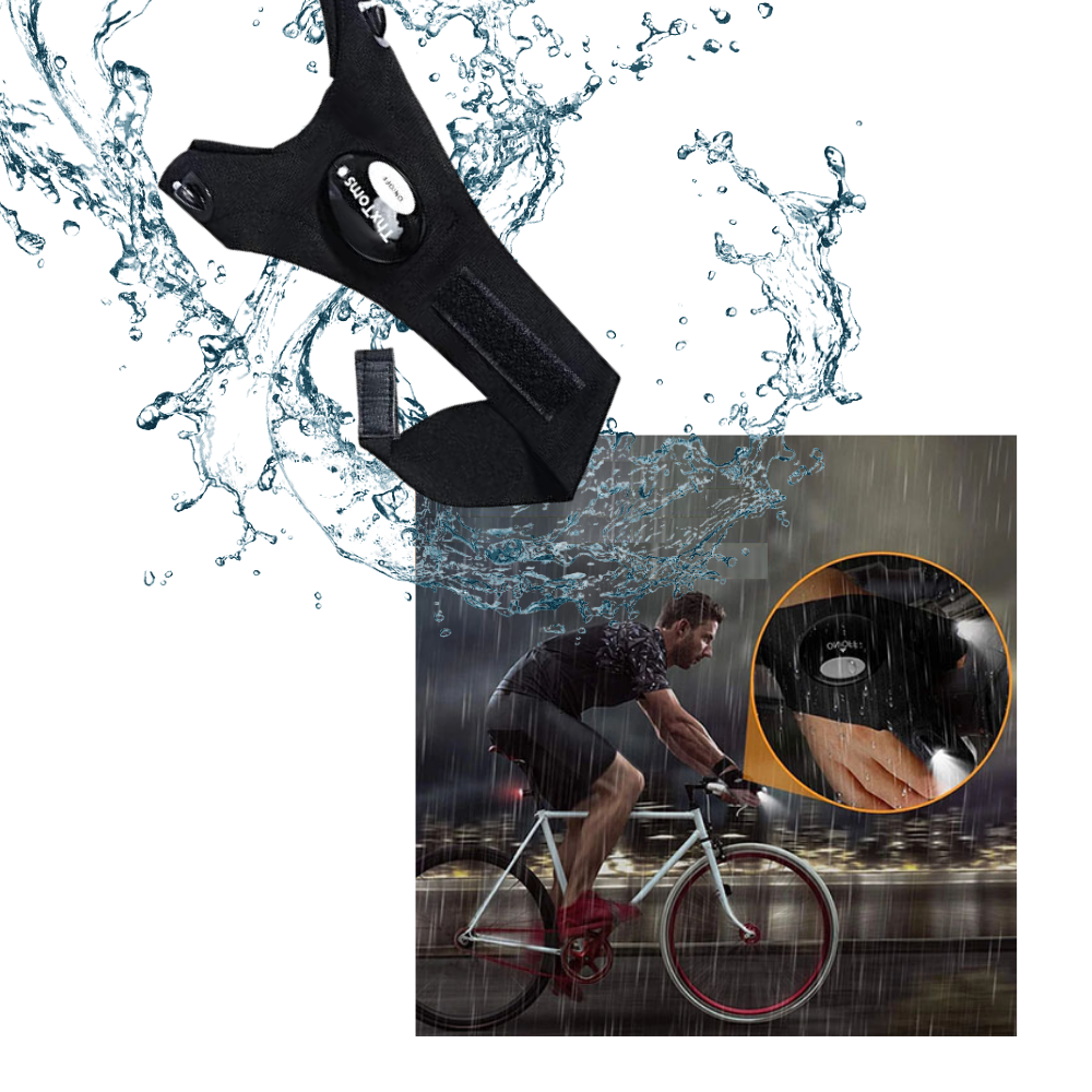LED Gloves With Water-Resistant Lights - Battery Powered, Cozy for Camping and Repairs