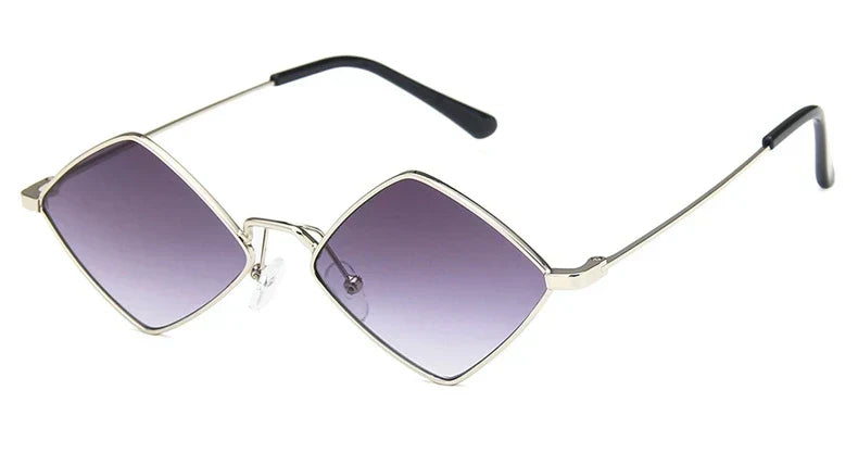 Leichte Damen-Sonnenbrille – unregelmäßiger Polygon-Style, Legierung, für den Alltag 10