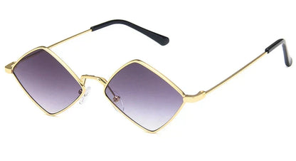 Leichte Damen-Sonnenbrille – unregelmäßiger Polygon-Style, Legierung, für den Alltag 11