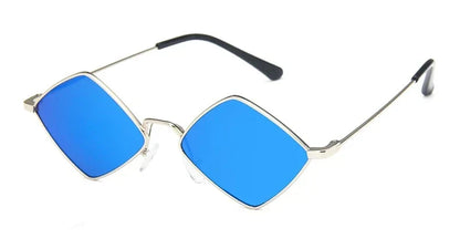 Leichte Damen-Sonnenbrille – unregelmäßiger Polygon-Style, Legierung, für den Alltag 15
