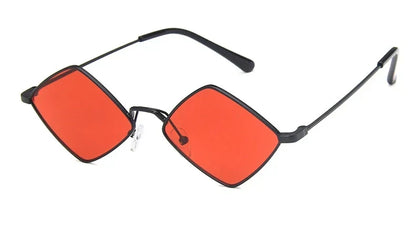 Leichte Damen-Sonnenbrille – unregelmäßiger Polygon-Style, Legierung, für den Alltag 8