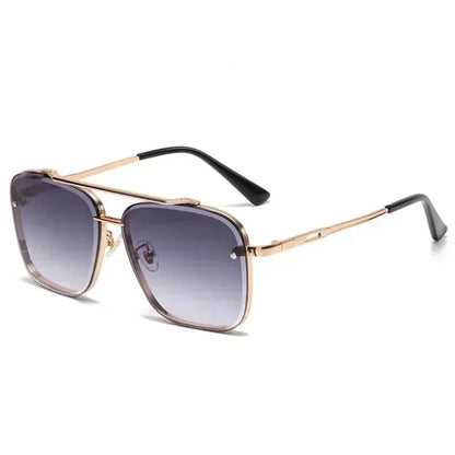 Leichte Herren Sonnenbrille – quadratischer Pilotenstil, UV400 Schutz, für den Alltag 13