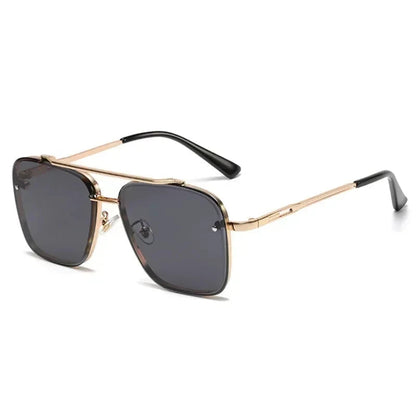 Leichte Herren Sonnenbrille – quadratischer Pilotenstil, UV400 Schutz, für den Alltag 14