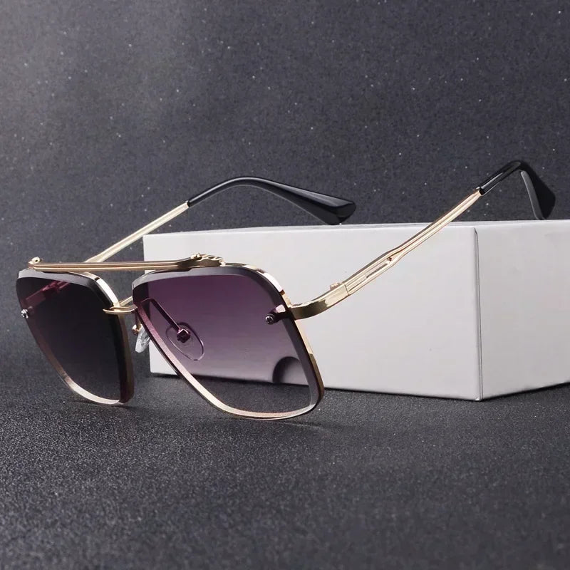 Leichte Herren Sonnenbrille – quadratischer Pilotenstil, UV400 Schutz, für den Alltag 3