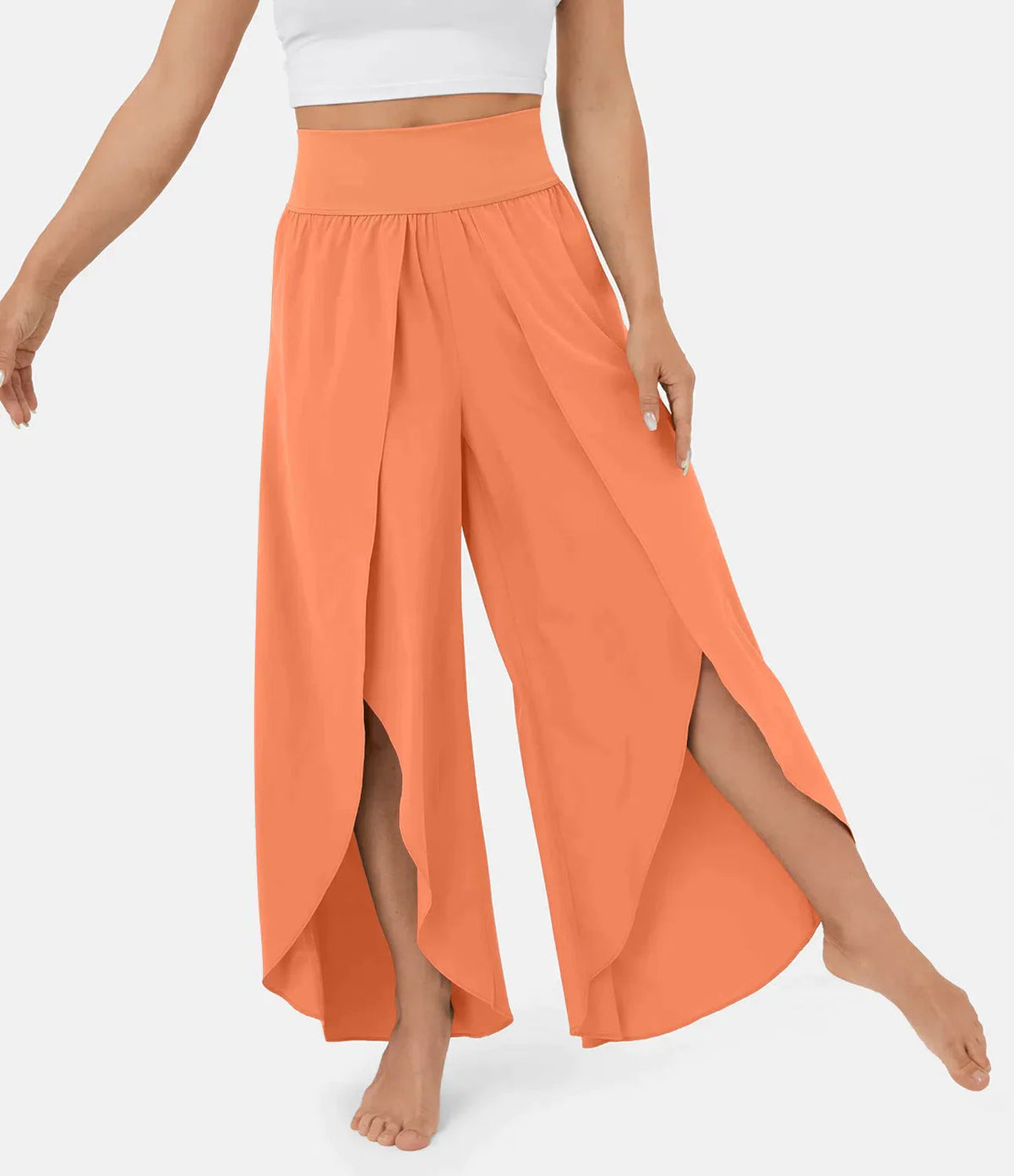 Leichte & fließende Damen Stoffhose – luftige Silhouette, atmungsaktives Material, für den Sommer 5