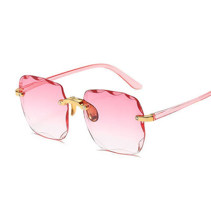 Leichte damen Sonnenbrille – randloses Design, UV400-Schutz, ideal für den Sommer 5