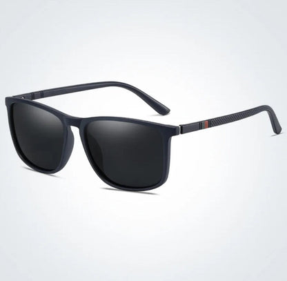 Leichte polarisierte Sonnenbrille für Herren – klassisches quadratisches Design, Kunststoff-Metall, für Sommer 2025 3