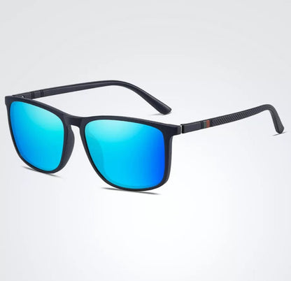 Leichte polarisierte Sonnenbrille für Herren – klassisches quadratisches Design, Kunststoff-Metall, für Sommer 2025 4