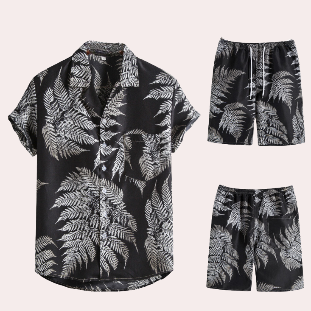 Leichtgewichtige Herren Hawaiian Kombination – atmungsaktiv, für Sommerfestivals und Strandtage 4