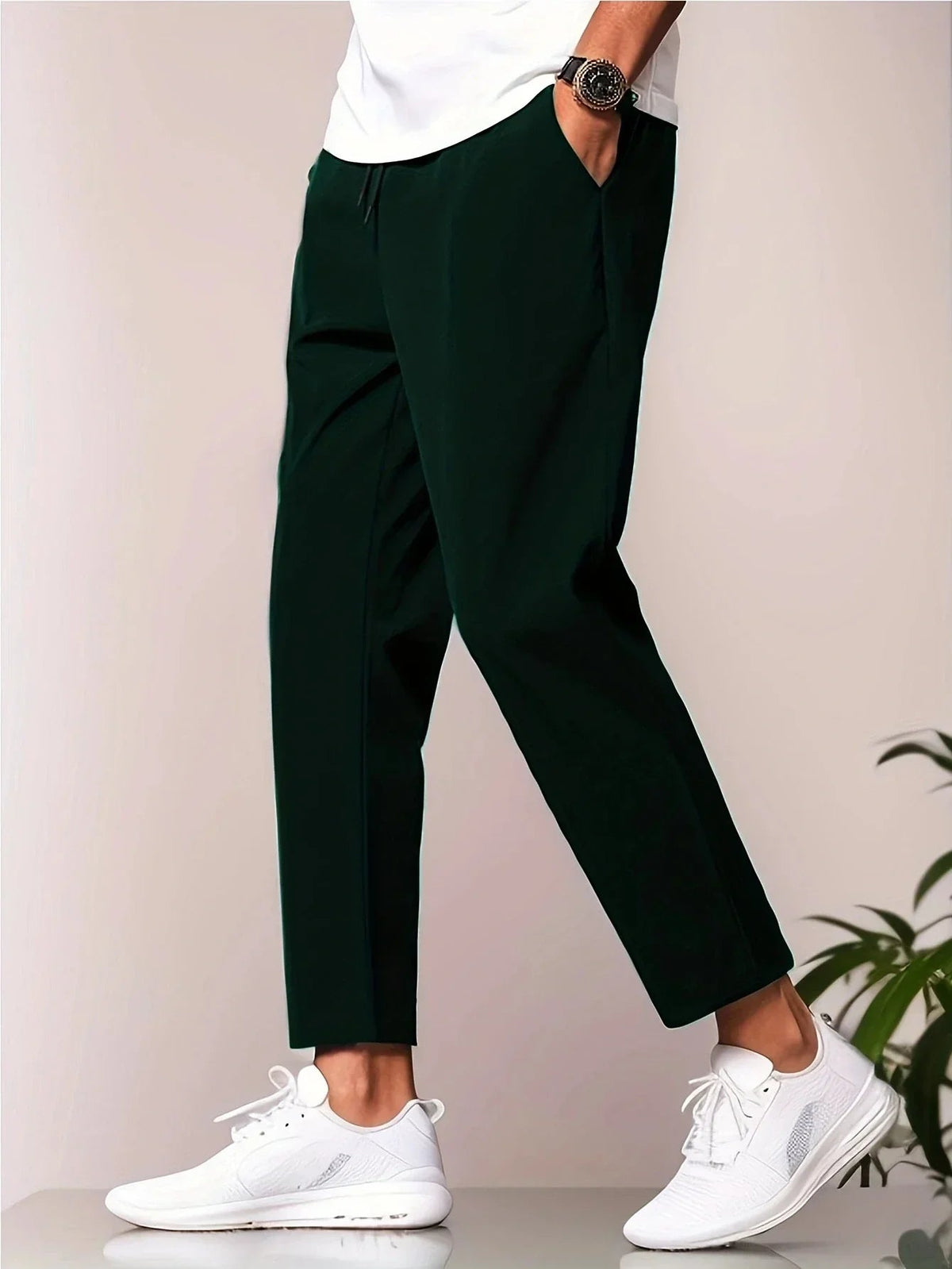 Lightweight & casual men’s trousers – comfortable fit, breathable fabric, for everyday wear 7