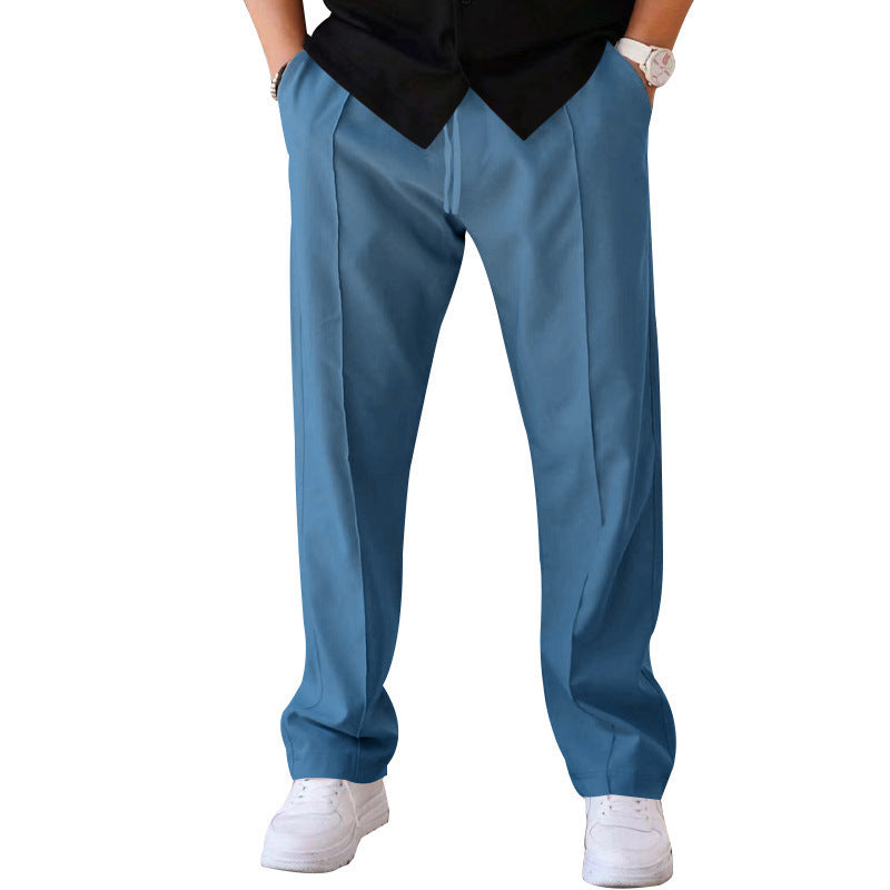 Lightweight & comfortable men’s wide-leg pants – breathable fabric, casual style, perfect for summer 13