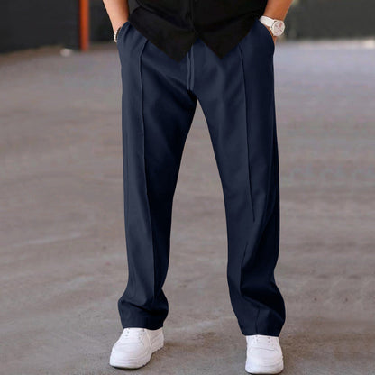 Lightweight & comfortable men’s wide-leg pants – breathable fabric, casual style, perfect for summer 2