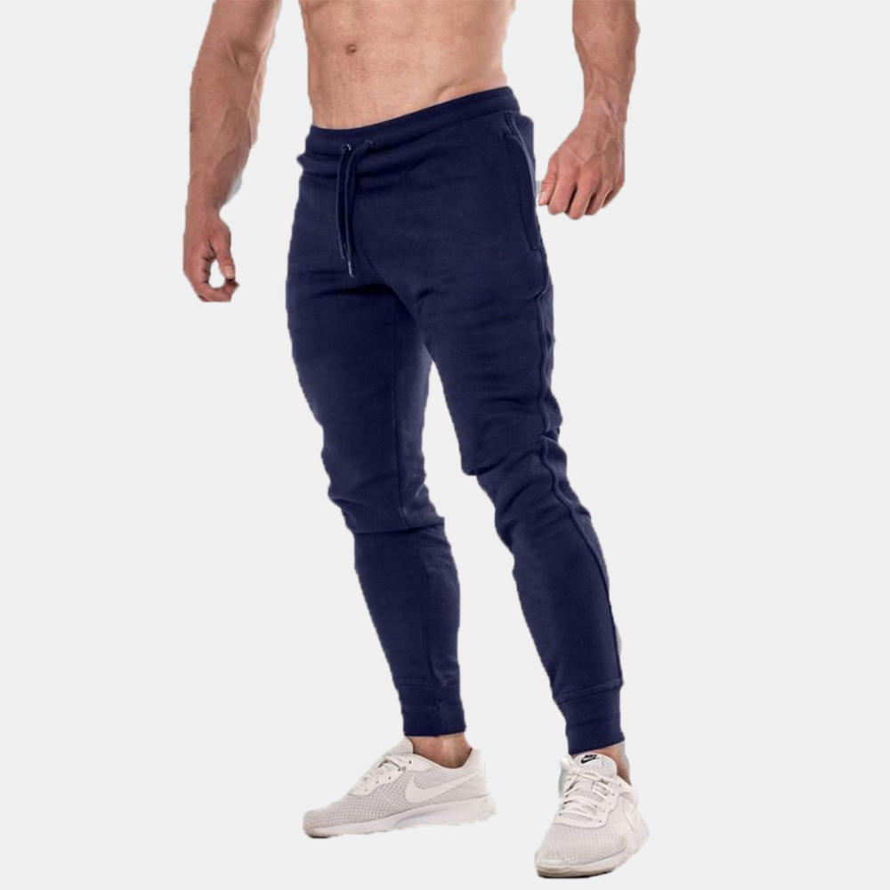 Lightweight & supportive men’s training pants – fitted design, breathable polyester, for summer workouts 5