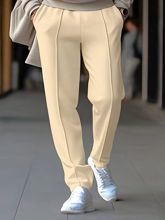 Lightweight men's chinos – tailored fit, breathable fabric, for everyday wear 0
