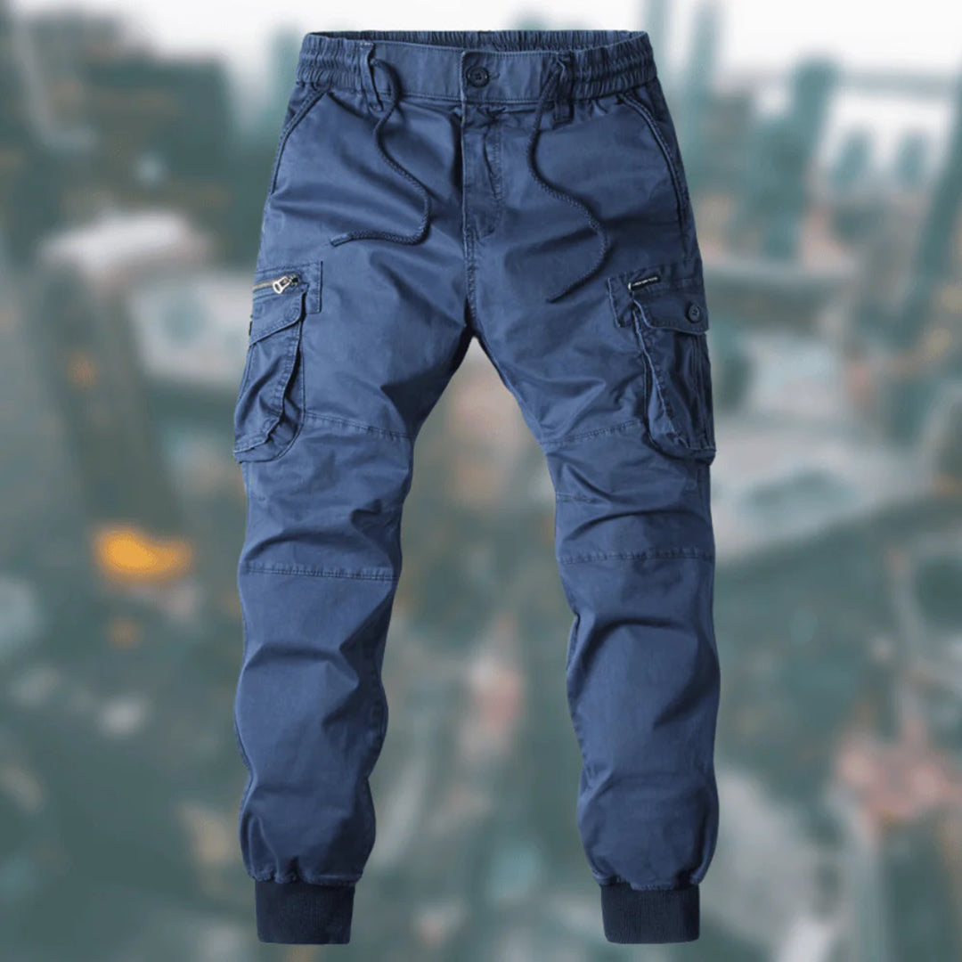 Lightweight women's cargo pants – stylish design, soft polyester, for everyday wear 0