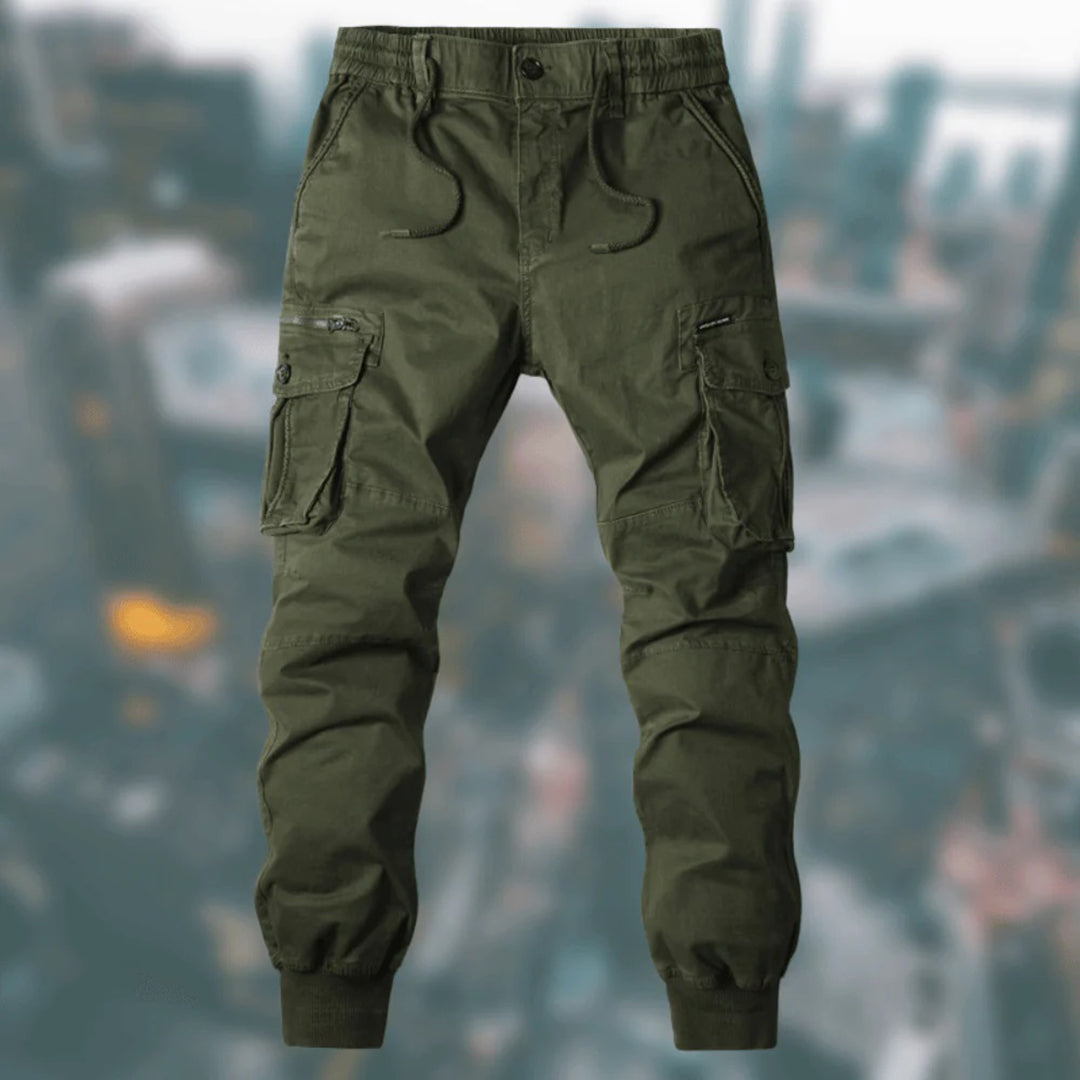 Lightweight women's cargo pants – stylish design, soft polyester, for everyday wear 2