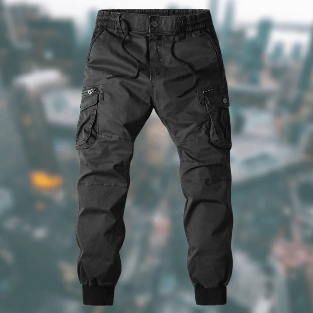 Lightweight women's cargo pants – stylish design, soft polyester, for everyday wear 3