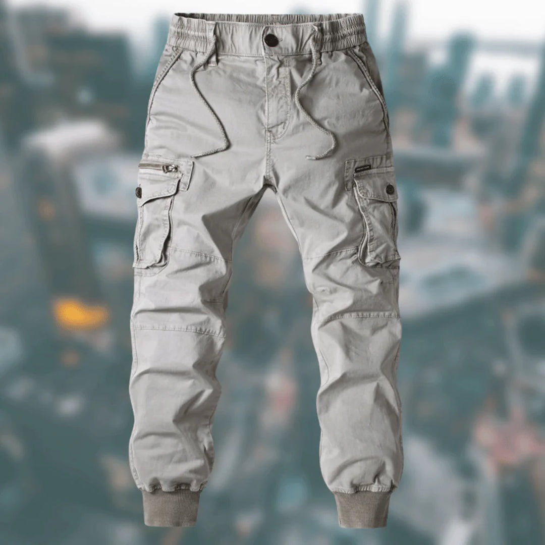 Lightweight women's cargo pants – stylish design, soft polyester, for everyday wear 5