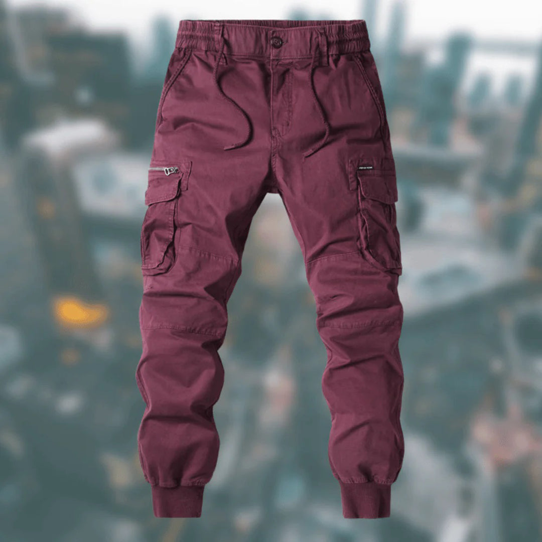 Lightweight women's cargo pants – stylish design, soft polyester, for everyday wear 6