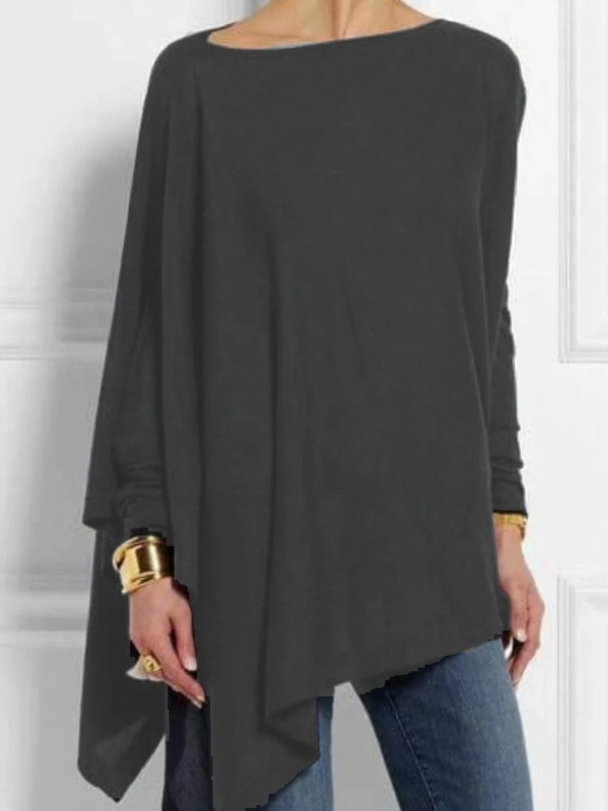 Lightweight women’s tunic shirt – relaxed fit, soft cotton, for everyday wear 0
