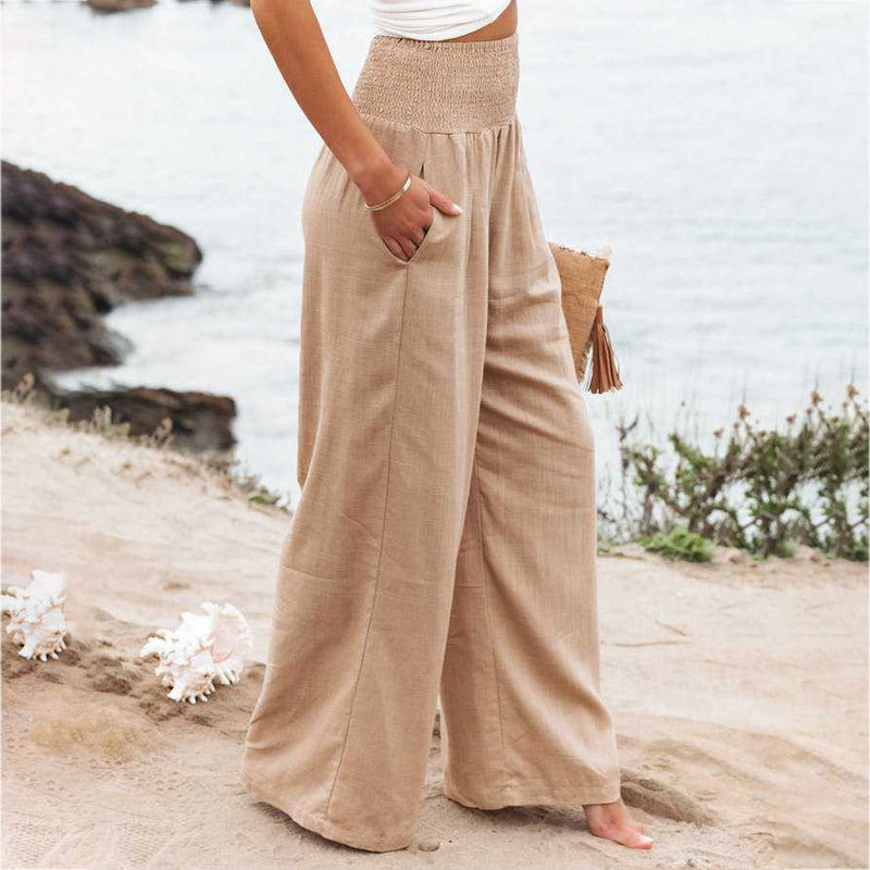 Luftige Damen-Tropenhose – atmungsaktives Material, elastischer Bund, für Freizeit und Urlaub 3