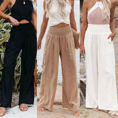 Luftige Damen-Tropenhose – atmungsaktives Material, elastischer Bund, für Freizeit und Urlaub 4