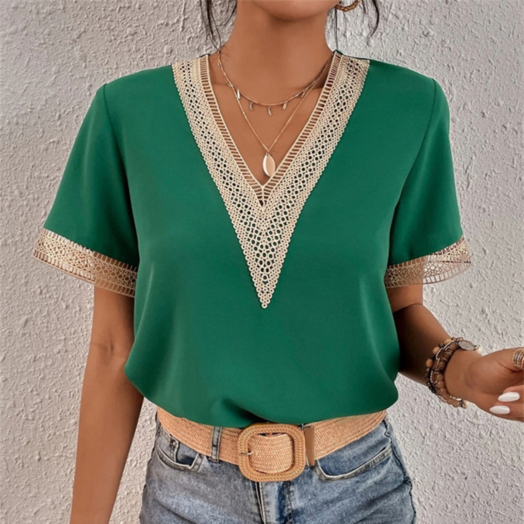 Luftiges Damen T-Shirt – lockerer Schnitt, atmungsaktives Polyester, für Sommeraktivitäten 2