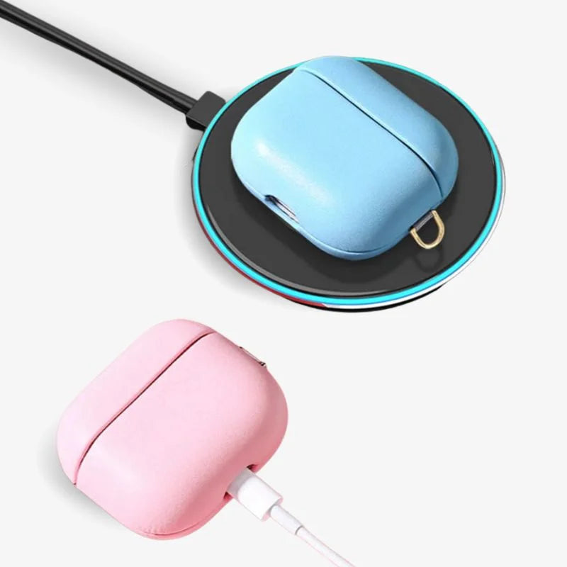 AirPods Case Genuine Leather Protective Deluxe Sleeve