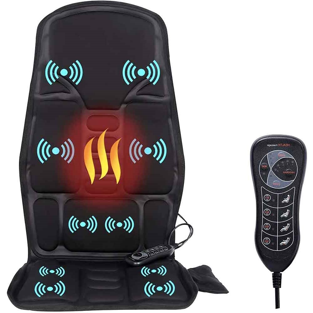 Massage Chair Pad With Heat And 8 Modes For Car Household