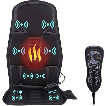 Massage Chair Pad With Heat And 8 Modes For Car Household