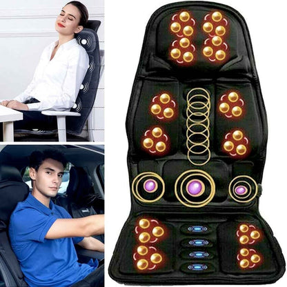 Massage Chair Pad With Heat And 8 Modes For Car Household