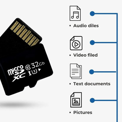 MicroSDXC 32GB Card Fast 70MBs Read Full HD Recording