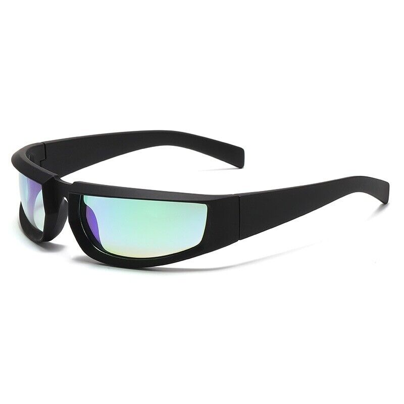 Mutige Damen-Sonnenbrille im Punk-Stil – quadratische Form, Kunststoff, für den Sommer 0