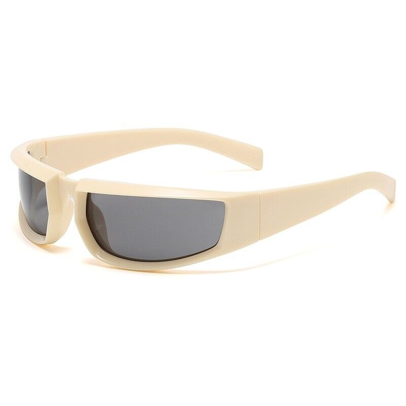 Mutige Damen-Sonnenbrille im Punk-Stil – quadratische Form, Kunststoff, für den Sommer 2