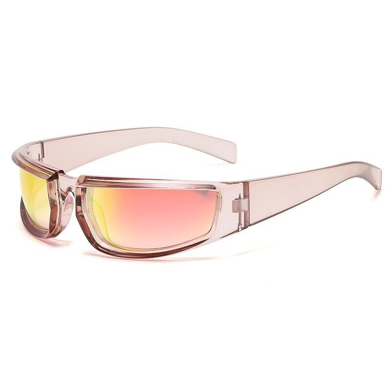 Mutige Damen-Sonnenbrille im Punk-Stil – quadratische Form, Kunststoff, für den Sommer 3