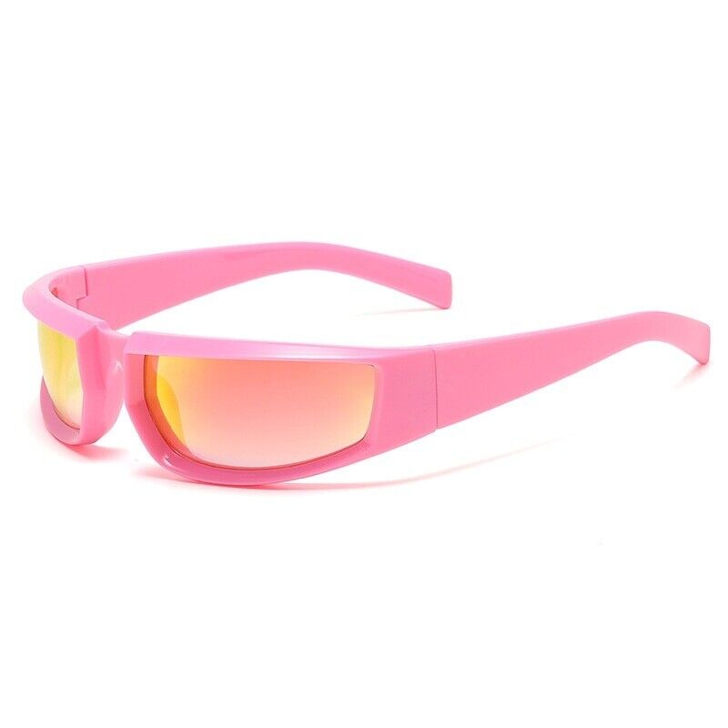 Mutige Damen-Sonnenbrille im Punk-Stil – quadratische Form, Kunststoff, für den Sommer 4