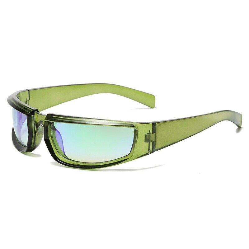 Mutige Damen-Sonnenbrille im Punk-Stil – quadratische Form, Kunststoff, für den Sommer 7