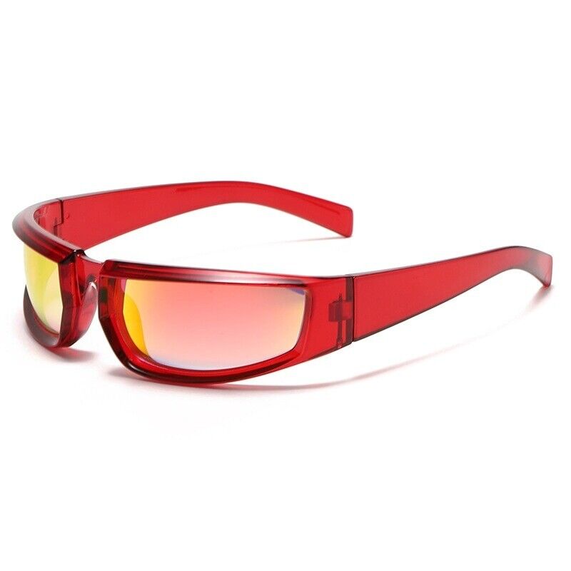 Mutige Damen-Sonnenbrille im Punk-Stil – quadratische Form, Kunststoff, für den Sommer 8