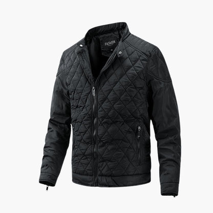 Light Men's Quilted Jacket - Diamond, Insulated