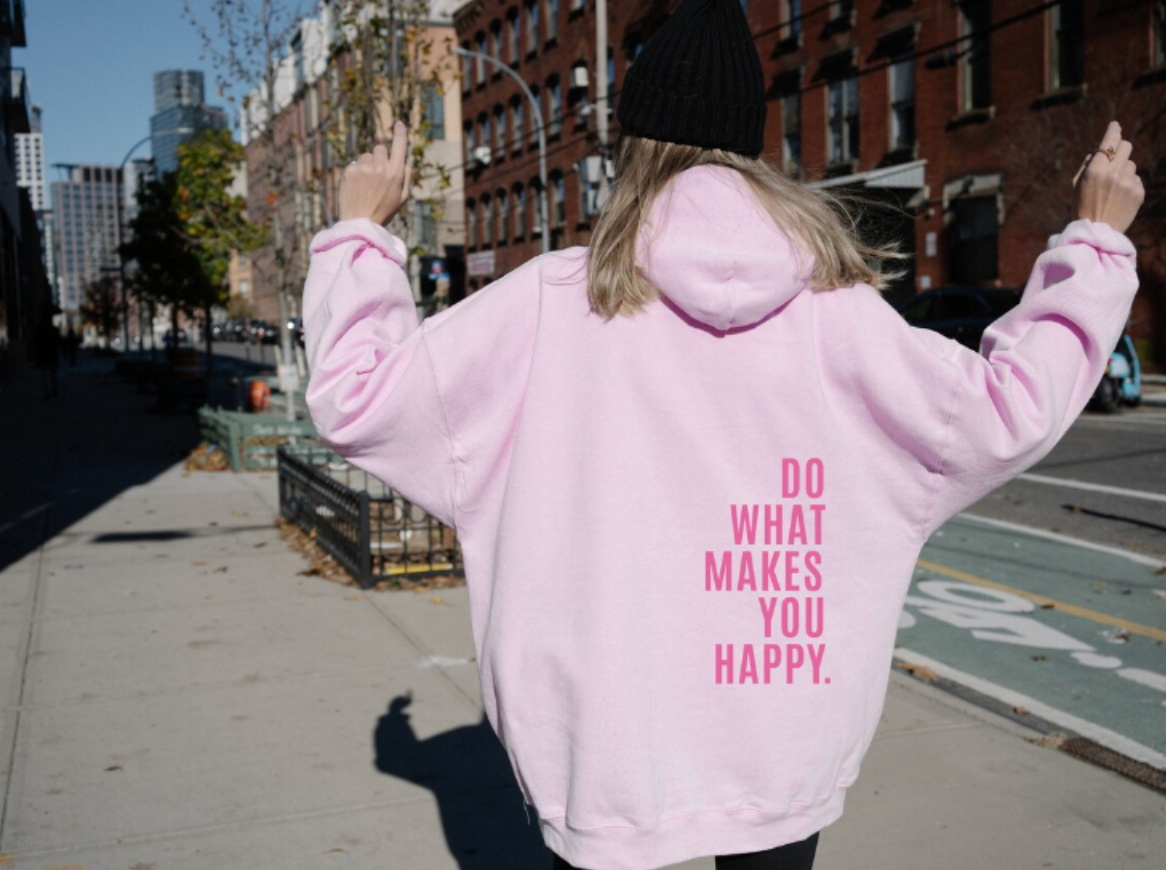 Relaxed Oversized Women's Hoodie - Dropped Shoulder Cotton