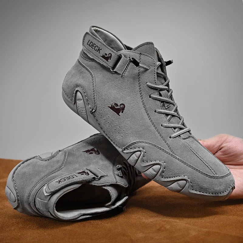 Variant image for Unisex Leather Barefoot Shoes with Anti-Slip Design and Breathable Comfort for Daily Wear-46