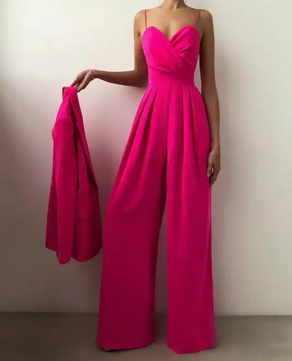Variant image for Elegant Black Women's Jumpsuit with Fitted Silhouette for Versatile Fashion and All-Day Comfort-19